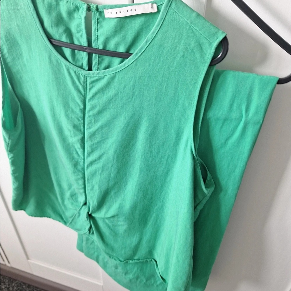 F & F frankie bridge top and trousers